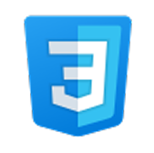 Blue CSS3 icon