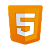 Orange HTML5 icon