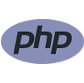 Purple and black PHP icon