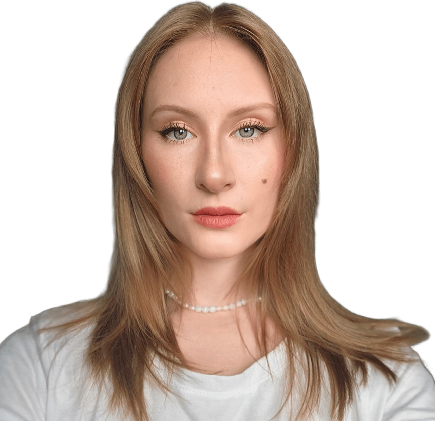 Foto de mujer rubia